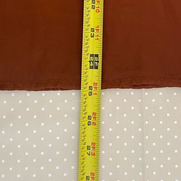 STARK X Deep Copper Satin Blouse Size Small - Picture 6 of 9